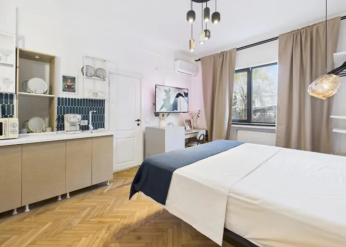 Daire Chic In The Heart Of Bükreş